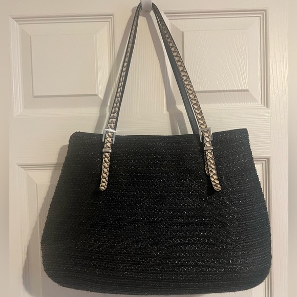 ERIC JAVITS SQUISHEE ISLA STRAW BAG - Picture 10 of 16